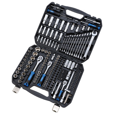 Draper Hi-Torq Metric Socket and Bit Set, 1/4", 3/8" and 1/2" Square Drive, 219 Piece product image