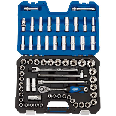 Draper Expert Mm/Af Combined Socket Set, 1/2" Sq. Dr. (63 Piece) product image