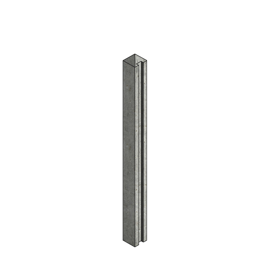 Photograph of Concrete Post Slotted End 100mm x 125mm x 1.75m