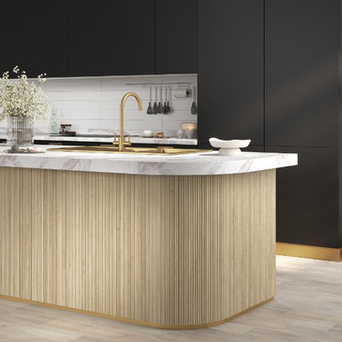 Oak M Shape Flexi Panels, 2400mm x 300mm, Pack Of 2 product image