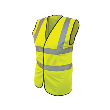 Further photograph of Scan Hi-Vis Waistcoat Yellow Size XL (46-48")