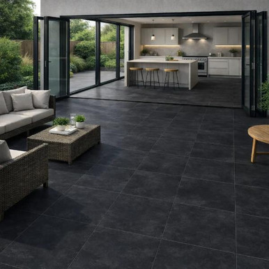 Ark Black Porcelain, 800mm x 800mm, 20mm Thick