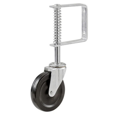 Gate Castor, Spring Loaded, 100mm, Black product image