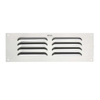 Louvred Aluminium Vent, 9" x 3", Silver product image