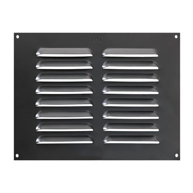 Louvred Aluminium Vent, 9" x 6", Anthracite product image