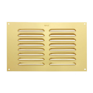 Louvred Aluminium Vent, 9" x 6", Gold product image