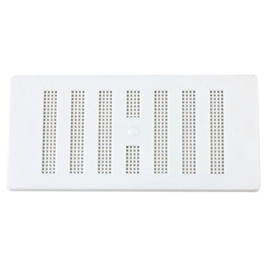 Adjustable Vent with Flyscreen, Plastic, 6" x 3", White product image
