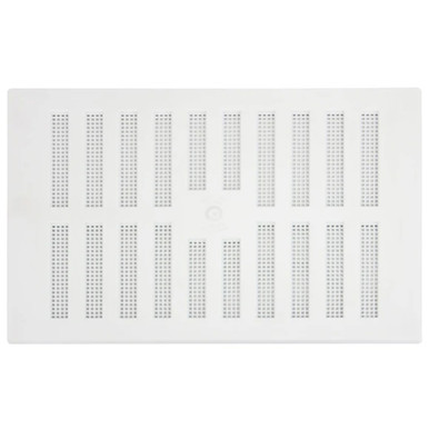 Adjustable Vent with Fixed Flyscreen, Plastic, 9" x 6", White product image