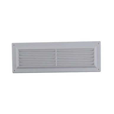 Louvred Vent, No Flyscreen, Plastic, 9 x 3 inch, White product image