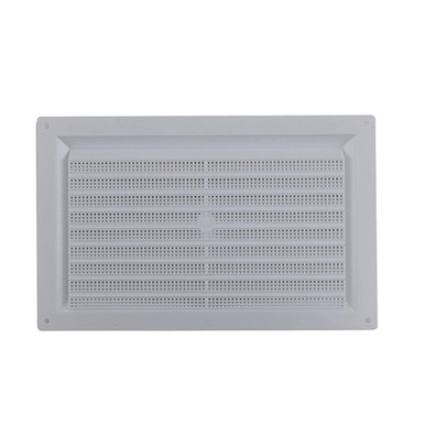 Louvred Vent with Flyscreen, Plastic, 9" x 6", White product image