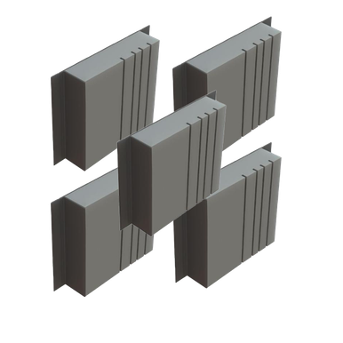 Timloc Thermo-Loc EPS 100-150mm Multi Cavity Closer 2.4m, Pack of 10 product image