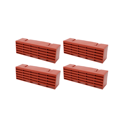 Timloc Plastic Air Brick, Terracotta, 215 x 60 x 69mm, Box of 20 product image