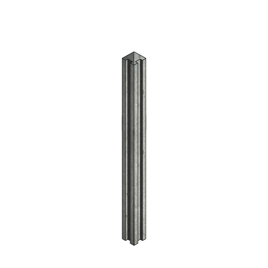 Photograph of Concrete Post Slotted Corner 100mm x 125mm x 1.75m