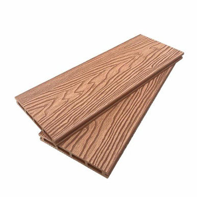 Easy Composite Standard Decking Board, 3600mm x 145mm x 21mm, Teak product image