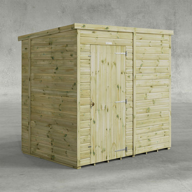 Premium Powersheds Pent Shed, Windowless, 7ft x 5ft product image