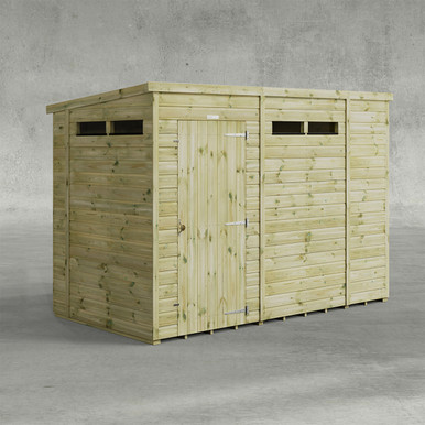 10x5 Premium Powersheds Pent Security Shed product image
