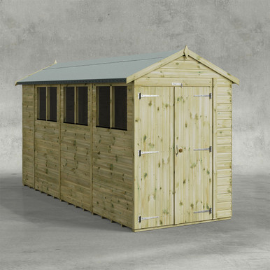 Premium Powersheds Apex Double Door, 14 x 5 product image