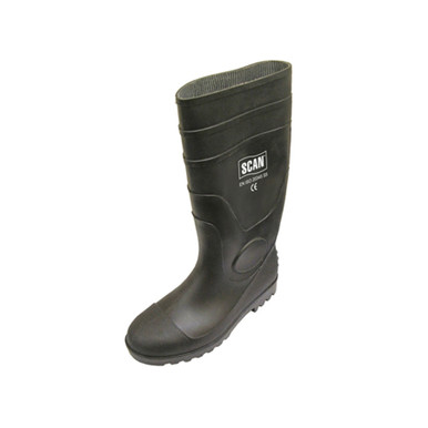 Further photograph of Scan Safety Wellingtons Black Size 10