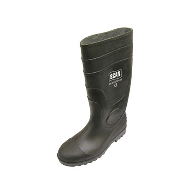 Scan Safety Wellingtons Black Size 10