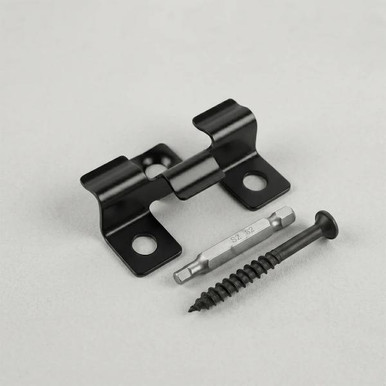 Easy Decking Metal Clips with Screws and T15 Bit, Pack of 100, Black product image
