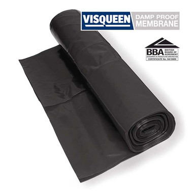 Polythene Film Damp Proof Membrane 300M? BBA Black 4m x 25m