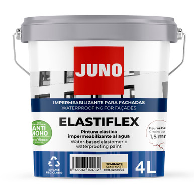 Juno Elastiflex Waterproofing Paint, Semi-Matt, 4l, White product image