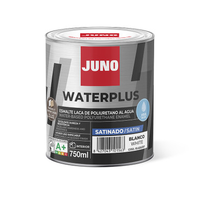Juno Waterplus Polyurethane Enamel, White Satin, 750ml product image
