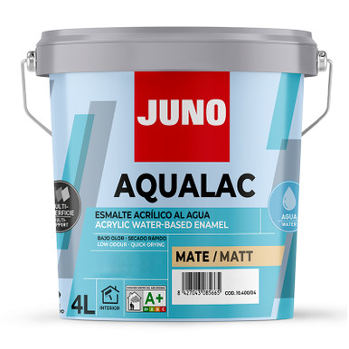 Juno Aqualac Multi-Surface Trim Paint, 4l, White Matt product image