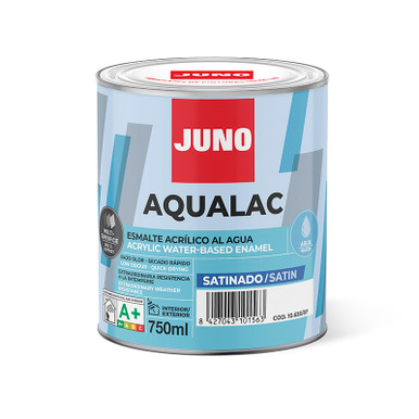 Juno Aqualac Multi-Surface Trim Paint, 750ml, White Satin product image