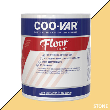 Coo-Var Floor Paint, Stone, Semi Gloss, 5l product image