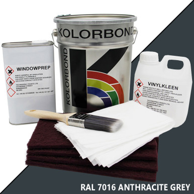 Kolorbond uPVC Painting Kits, RAL 7016 Anthracite Grey Satin, 25m? Pack product image