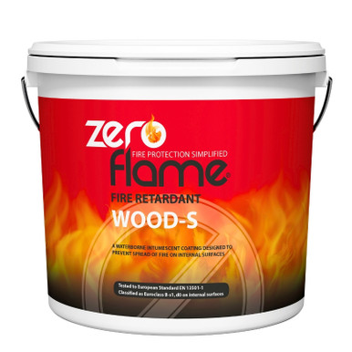 Zeroflame Wood S Intumescent Coating, White Matt, 12.5kg product image