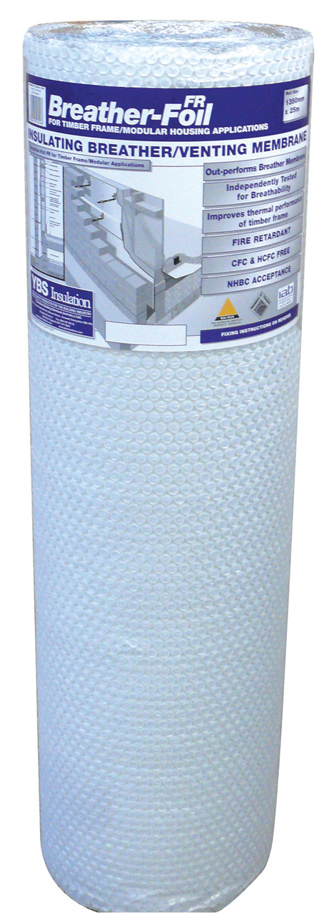 Photograph of YBS Breather-Foil FR Insulating Breather Membrane 1350mm x 50m (67.5)
