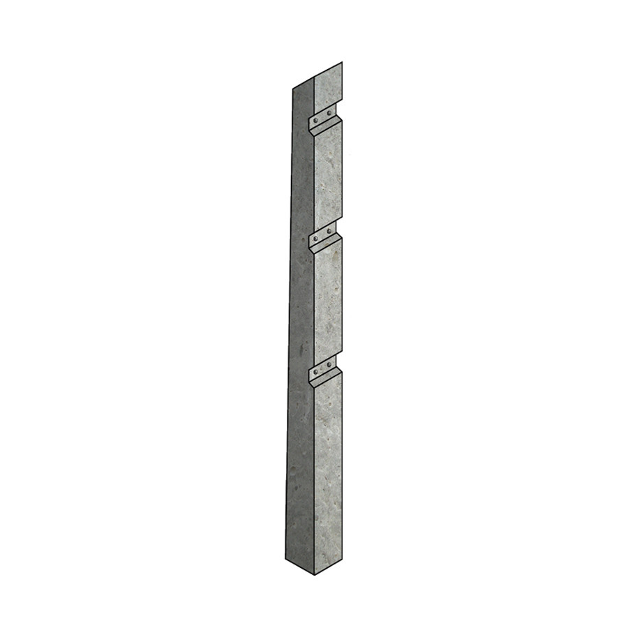 Photograph of Concrete Post Notched 100mm x 140/115mm x 2.35m