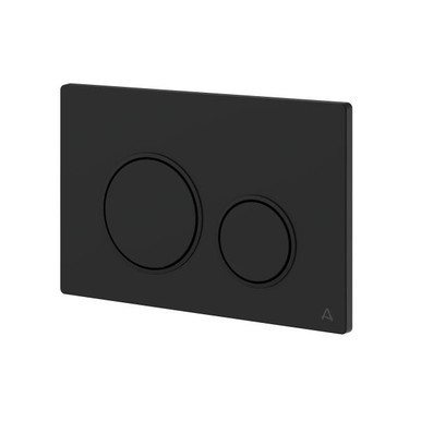 Solara Flush Plate, Matt Black product image
