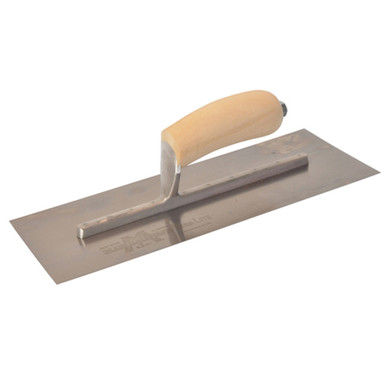 Marshalltown MXS13SS Stainless Steel Finishing Trowel Wooden Handle 13 x 5 product image