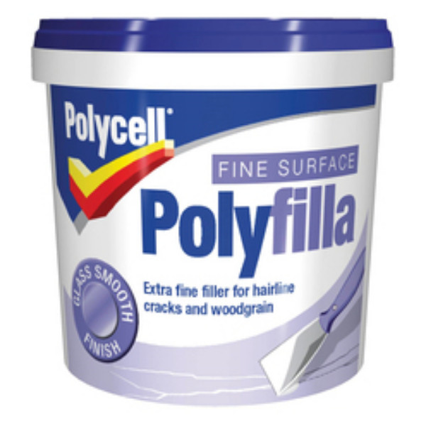 Photograph of Polycell Polyfilla Fine Surface Filler 500g