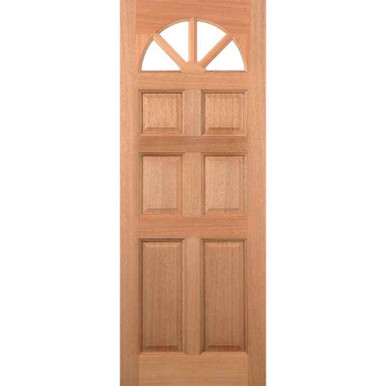 Carolina 6 Panel Dowel Hardwood External Door, 80in x 32in product image