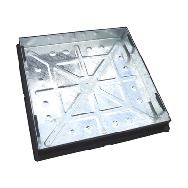 Further photograph of Manhole Cover & Frame Block Pavior 600mm x 600mm Recessed 10 Tonne