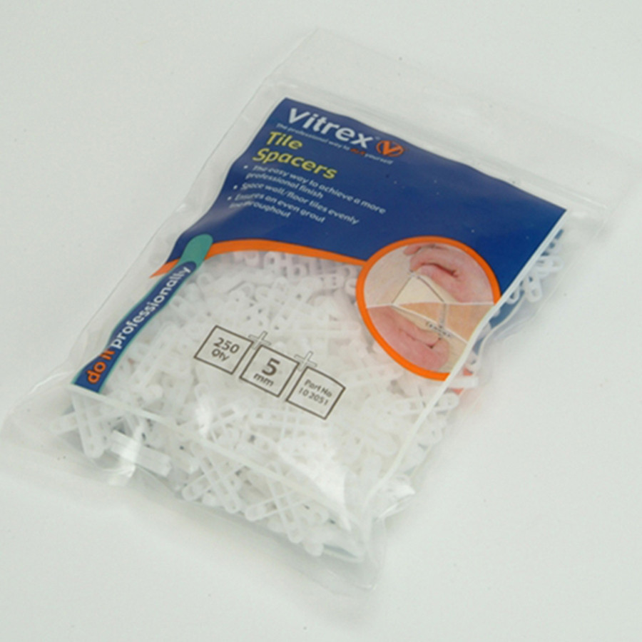 Photograph of Vitrex 10 2051 Floor Tile Spacers 5mm (Pack of 250)