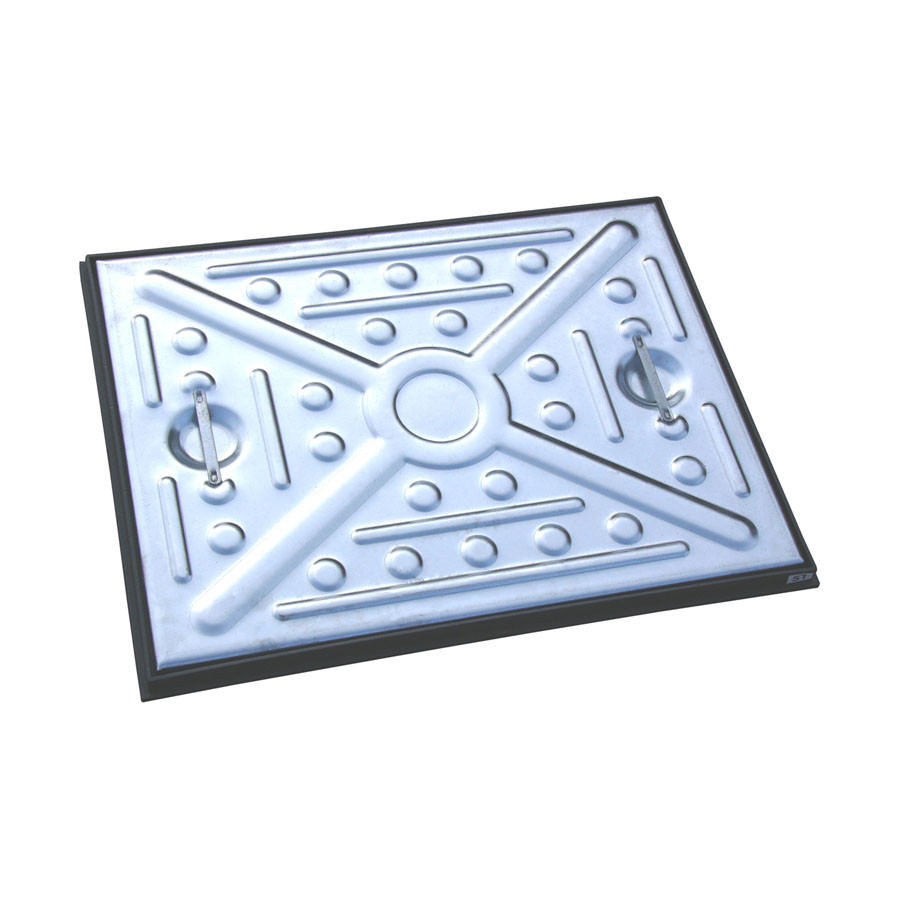 Photograph of 2.5 Tonne Single Seal Manhole Cover & Frame 600mm x 450mm x 25mm Depth