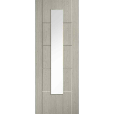 Laminate Light Grey Glazed Ladder, 1981mm x 686mm x 35mm product image