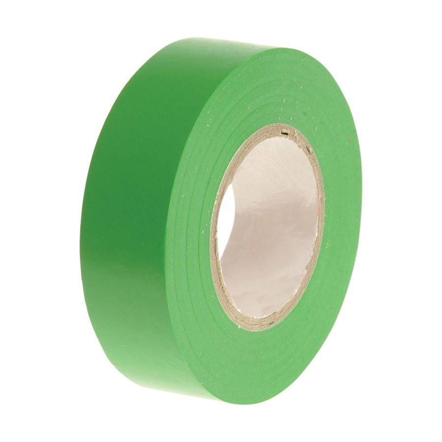 Photograph of Faithfull PVC Electrical Tape Green 19mm x 20m