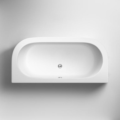 D Shape Bath, with Panel and Legs, 1700mm x 750mm product image