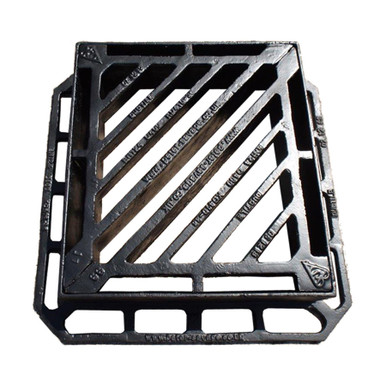 Integrity D400 Double Triangle Gully Grate & Frame 440mm x 400mm x 100mm Depth