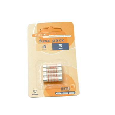 Further photograph of SMJ Electrical 3A Fuses (Pack of 4)