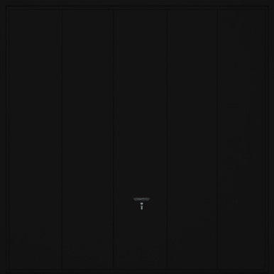 Venus Garage Door, 2134mm x 2134mm, Canopy, Jet Black product image