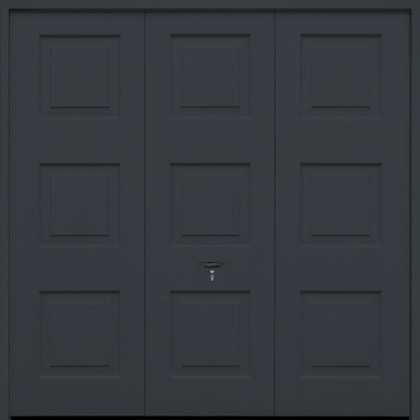 Georgian Canopy Garage Door, 2134mm x 2134mm, Anthracite Grey product image