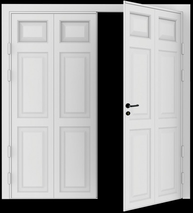 Regency Side Hinged Garage Door, 2134mm x 2134mm, Traffic White product image