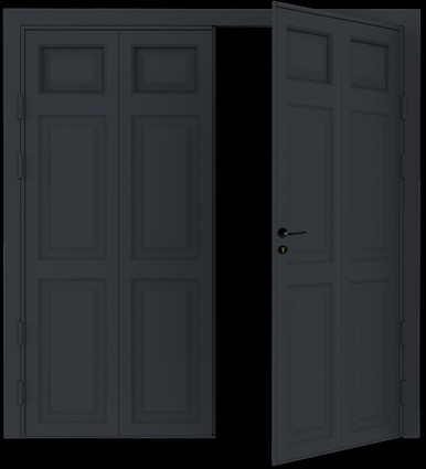 Regency Side Hinged Garage Door, 2134mm x 2134mm, Anthracite Grey product image